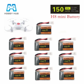 Battery For JJRC H8Mini 3.7v 150mah 30C For H2 H8 H48 U207 Battery RC Quadcopter Spare parts 3.7v Lipo Battery for Helicopter
Battery For JJRC H8Mini 3.7v 150mah 30C For H2 H8 H48 U207 Battery RC Quadcopter Spare parts 3.7v Lipo Battery for Helicopter