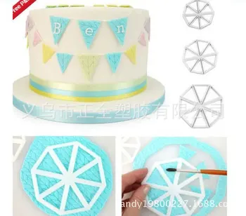 Pennant Pressing Die Cutter Fondant Cake Cookie Modeling Tool Small Medium & Large Quick Cut 6 Pieces of Colored Flags at a Time
Pennant Pressing Die Cutter Fondant Cake Cookie Modeling Tool Small Medium & Large Quick Cut 6 Pieces of Colored Flags at a Time