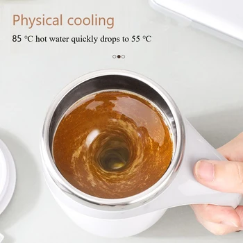 380ml Automatic Self Stirring Magnetic Mug Creative 304 Stainless Steel Coffee Milk Mixing Cup Smart Mixer Thermal Cup
380ml Automatic Self Stirring Magnetic Mug Creative 304 Stainless Steel Coffee Milk Mixing Cup Smart Mixer Thermal Cup