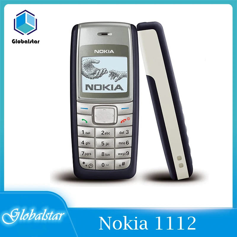 Nokia 1112 Восстановленный Оригинальный разблокированный 700 мАч 2G GSM сенсорный