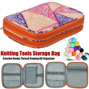 Storage Case Compartments Accessory Crochet Hook Bag Portable Carrying Knitting Tool Organizer Double Layer Rectangle Sewing
Storage Case Compartments Accessory Crochet Hook Bag Portable Carrying Knitting Tool Organizer Double Layer Rectangle Sewing