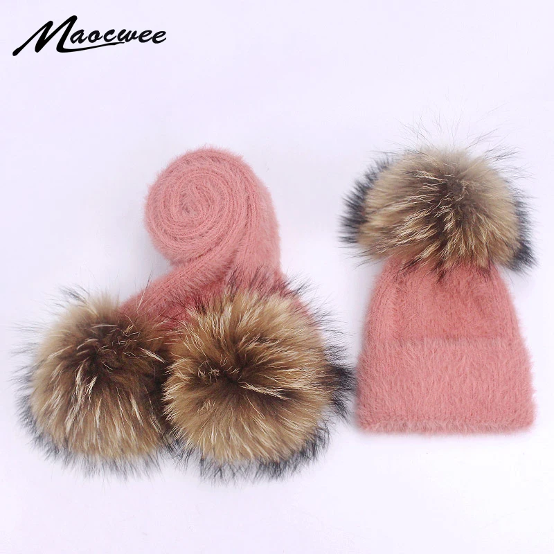 Children Two-piece Scarf Hat Set Real Fur Pom Pom Winter Female Warm Wool Beanie Knitted Soft Solid Elasticity Nature Fur
Children Two-piece Scarf Hat Set Real Fur Pom Pom Winter Female Warm Wool Beanie Knitted Soft Solid Elasticity Nature Fur