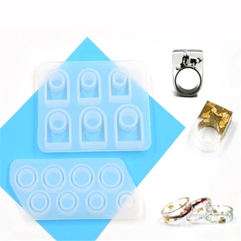 8PCS Assorted Sizes Ring Silicone Mold For Resin Jewelry Resin Casting Mold High Quality Convenient Simple Rings Molds
8PCS Assorted Sizes Ring Silicone Mold For Resin Jewelry Resin Casting Mold High Quality Convenient Simple Rings Molds