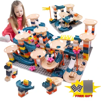83-332Pcs Marble Race Run Maze Ball Track Building Blocks Macaron Color Funnel Slide Assemble Bricks Compatible Ed Duploe
83-332Pcs Marble Race Run Maze Ball Track Building Blocks Macaron Color Funnel Slide Assemble Bricks Compatible Ed Duploe