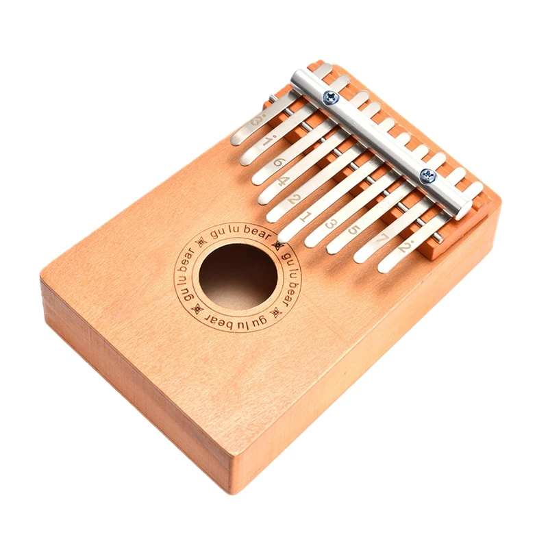 10 Ключ Kalimba игрушечное пианино твердых палец для детский музыкальный инструмент