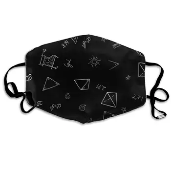 Mathematical Geometric Graphics Washable Reusable Mask, Cotton Anti Dust Half Face Mouth Mask For Kids Teens Men Women With 
Mathematical Geometric Graphics Washable Reusable Mask, Cotton Anti Dust Half Face Mouth Mask For Kids Teens Men Women With