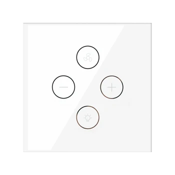 SOONHUA Smart Switch Wall Panel Switches Speed Control Smart WiFi Fan Light Ceiling Fan Switch For Alexa Google Home
SOONHUA Smart Switch Wall Panel Switches Speed Control Smart WiFi Fan Light Ceiling Fan Switch For Alexa Google Home