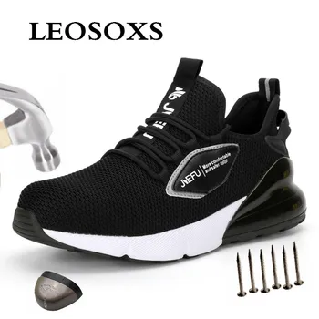 LEOSOXS Indestructible Men and Women Steel Toe Cap Work Safety Shoes Anti-smashing Puncture-Proof Protective Shoes Big Size 48
LEOSOXS Indestructible Men and Women Steel Toe Cap Work Safety Shoes Anti-smashing Puncture-Proof Protective Shoes Big Size 48