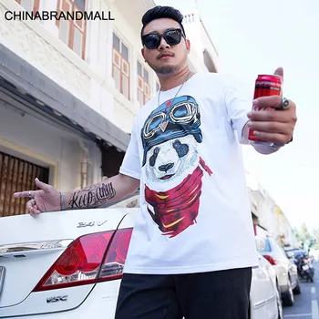 Big size Men's Wear super Brand Summer Dress Plus Fat Plus Short Sleeve T Shirt Tide Fat Man Loose Panda Printing
Big size Men's Wear super Brand Summer Dress Plus Fat Plus Short Sleeve T Shirt Tide Fat Man Loose Panda Printing