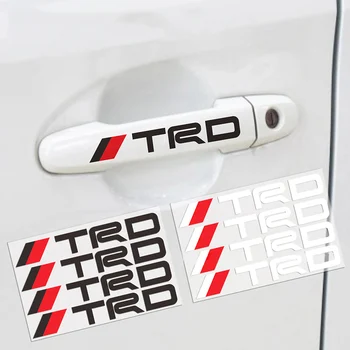 4 pcs Car styling TRD Logo Door Handle Car Stickers Decoration For Toyota corolla chr avensis yaris rav4 Camry Car accessories
4 pcs Car styling TRD Logo Door Handle Car Stickers Decoration For Toyota corolla chr avensis yaris rav4 Camry Car accessories