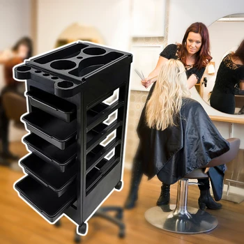 Hair Salon Trolley Rolling Cart SPA Beauty Hairdressing Tool Storage Organizer with 5 Drawers and Wheels
Hair Salon Trolley Rolling Cart SPA Beauty Hairdressing Tool Storage Organizer with 5 Drawers and Wheels