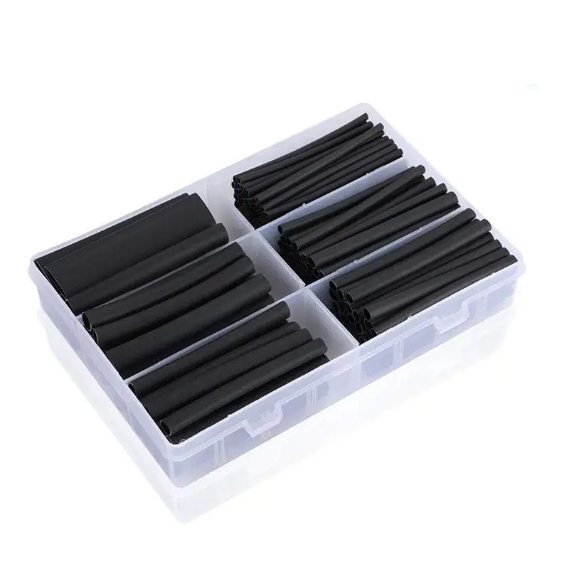 BMBY-Heat Shrink Tubing Black 170pcs Ratio 3: 1 Dual Wall Adhesive Lined Heat Shrink Tube Sleeving Wire Shrink Wrap Tubing Kit I
BMBY-Heat Shrink Tubing Black 170pcs Ratio 3: 1 Dual Wall Adhesive Lined Heat Shrink Tube Sleeving Wire Shrink Wrap Tubing Kit I