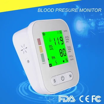 Portable LCD Digital Sphygmomanometer Upper Arm Blood Presure Meter Heart Rate Pulse Monitor Home Health Care Measurement Tool
Portable LCD Digital Sphygmomanometer Upper Arm Blood Presure Meter Heart Rate Pulse Monitor Home Health Care Measurement Tool