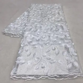 Latest PURE WHITE African Embroidery Tulle Lace Fabric 2020 High Quality French Milk Silk Lace Fabric With Sequins 5 Yards
Latest PURE WHITE African Embroidery Tulle Lace Fabric 2020 High Quality French Milk Silk Lace Fabric With Sequins 5 Yards