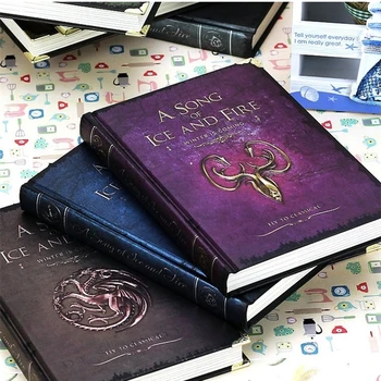 Game of Thrones Notebook A Song of Ice and Fire Book Planner for Stark Targaryen Book A5 Size Office Stationery Students Present
Game of Thrones Notebook A Song of Ice and Fire Book Planner for Stark Targaryen Book A5 Size Office Stationery Students Present