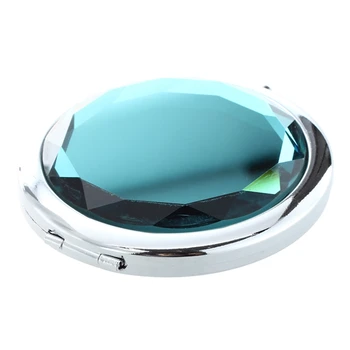 Travel Compact Pocket Crystal Folding Makeup Mirror ,Ocean Blue
Travel Compact Pocket Crystal Folding Makeup Mirror ,Ocean Blue