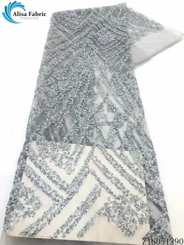 Alisa newest african net lace french sequin fabric 2020 high quality embroidered nigerian tulle laces fabrics 5 yards for sewing
Alisa newest african net lace french sequin fabric 2020 high quality embroidered nigerian tulle laces fabrics 5 yards for sewing