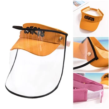Multi-function Transparent Protective Hat Safety Cap Dustproof Windproof mondkapjes Removable Anti-fog Saliva Face Cover Shield
Multi-function Transparent Protective Hat Safety Cap Dustproof Windproof mondkapjes Removable Anti-fog Saliva Face Cover Shield