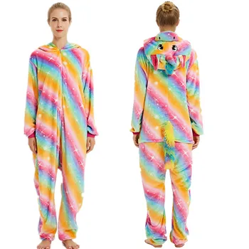 Color Stripes Unicorn Series Onesie New Onsie Pajama Full Hooded Winter Flannel for Women Animal Polyester
Color Stripes Unicorn Series Onesie New Onsie Pajama Full Hooded Winter Flannel for Women Animal Polyester