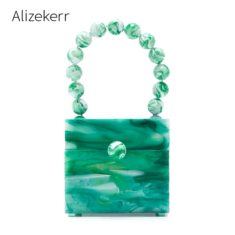 Acrylic Box Evening Clutch Bag Women Luxury Stone Pattern Beaded Handbag Ladies Vintage Green Party Purse Dinner Bosas Marca New
Acrylic Box Evening Clutch Bag Women Luxury Stone Pattern Beaded Handbag Ladies Vintage Green Party Purse Dinner Bosas Marca New