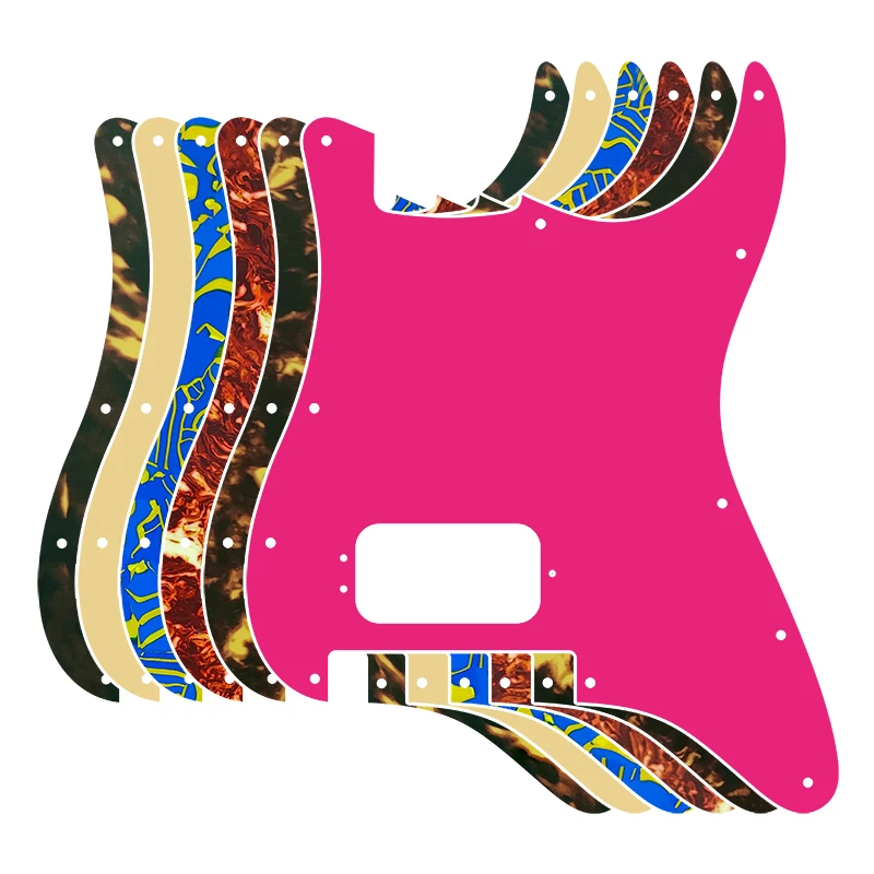 Xin Yue Quality Guitar Pickguard For US 11 Screw Holes Strat With Floyd Rose Tremolo Bridge Humbucker Single H Scratch Plate
Xin Yue Quality Guitar Pickguard For US 11 Screw Holes Strat With Floyd Rose Tremolo Bridge Humbucker Single H Scratch Plate