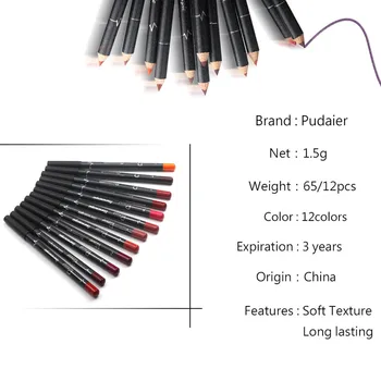 New Lip Liner Pencil 12 Pcs Set 12 Colors Professional Lipliner Makeup Waterproof Lip Liner Pencil Tools
New Lip Liner Pencil 12 Pcs Set 12 Colors Professional Lipliner Makeup Waterproof Lip Liner Pencil Tools
