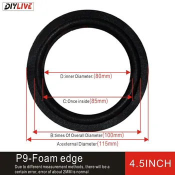 DIYLIVE 4.5-inch subwoofer speaker repair accessories foam edge folding ring subwoofer (115 ~ 118mm)
DIYLIVE 4.5-inch subwoofer speaker repair accessories foam edge folding ring subwoofer (115 ~ 118mm)