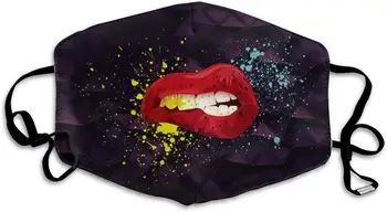 Red Lip Dust Mask, Reusable Washable Mouth Masks, Adjustable Warm Face Mask Unique Cover Filters Blocking Pollen Pollution 
Red Lip Dust Mask, Reusable Washable Mouth Masks, Adjustable Warm Face Mask Unique Cover Filters Blocking Pollen Pollution