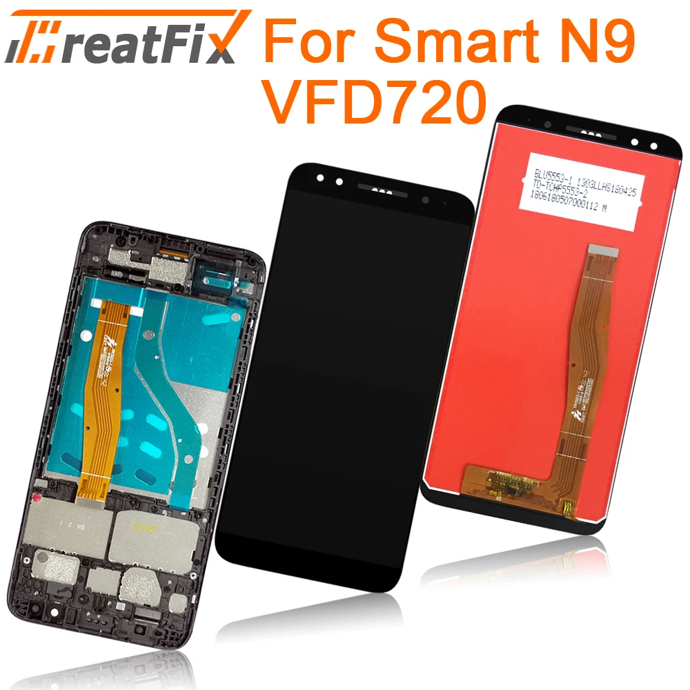 Original Tetsed LCD For Vodafone VFD720 VFD 720 Smart N9 LCD Display Touch panel Screen Digitizer Assembly Parts With Frame
Original Tetsed LCD For Vodafone VFD720 VFD 720 Smart N9 LCD Display Touch panel Screen Digitizer Assembly Parts With Frame