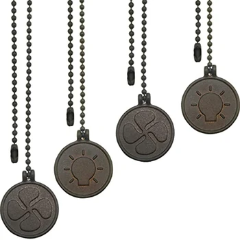 Ceiling Fan Pull Chain Set, 4 Pieces Bulb and Fan Pattern Pull Chain Extension Fan Pull Chain Pendant
Ceiling Fan Pull Chain Set, 4 Pieces Bulb and Fan Pattern Pull Chain Extension Fan Pull Chain Pendant