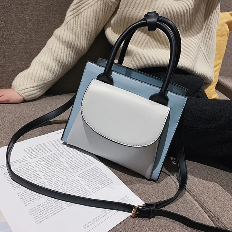 Korean simple 2019 handbag new hit color small square bag fashion casual shoulder bag leather Popular Personality Messenger bag
Korean simple 2019 handbag new hit color small square bag fashion casual shoulder bag leather Popular Personality Messenger bag