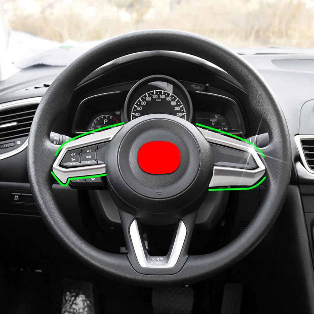 Car Styling Decoration Ring Steering Wheel Circle Sequins Sticker for Mazda 3 6 CX-3 CX-5 CX5 CX8 CX 9 Axela ATENZA 2017 - 2019
Car Styling Decoration Ring Steering Wheel Circle Sequins Sticker for Mazda 3 6 CX-3 CX-5 CX5 CX8 CX 9 Axela ATENZA 2017 - 2019