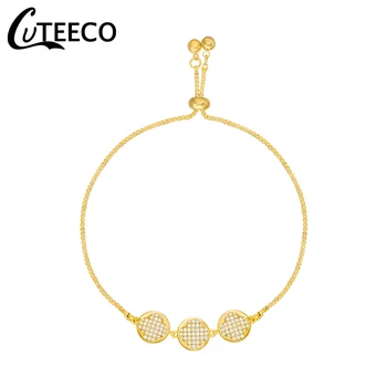 CUTEECO High Quality CZ Charm Bracelets 2020 New Simple Design Adjustable Bracelet Women Luxurious Fine Jewellery
CUTEECO High Quality CZ Charm Bracelets 2020 New Simple Design Adjustable Bracelet Women Luxurious Fine Jewellery