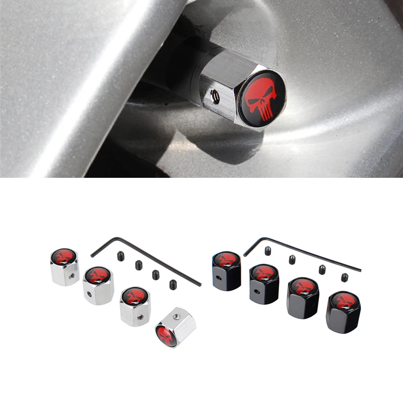 Antitheft Tire Valve Caps for Abarth 595 Nissan 370z Range Rover Evoque Carlsson Subaru XV Skull Logo Car Styling
Antitheft Tire Valve Caps for Abarth 595 Nissan 370z Range Rover Evoque Carlsson Subaru XV Skull Logo Car Styling