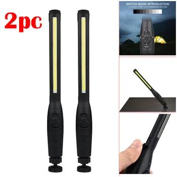 2 in 1 Rechargeable LED COB Camping Work Inspection Light Lamp Hand Torch Magnetic Portable Work LED Flashlight 2pcs
2 in 1 Rechargeable LED COB Camping Work Inspection Light Lamp Hand Torch Magnetic Portable Work LED Flashlight 2pcs