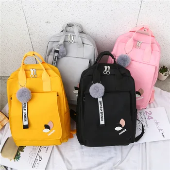 Canvas Women Backpacks School Bags For Teenager Girls Student Larger Capacity Pink Travel Backpack Rucksack Female Book Bag 
Canvas Women Backpacks School Bags For Teenager Girls Student Larger Capacity Pink Travel Backpack Rucksack Female Book Bag