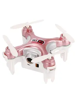 Mini Drone With Camera High Hold Mode 0.3MP RC Quadcopter Cheerson CX-10WD-TX 2.4GHz 4CH 6-Axis Wifi FPV Quadrotor 3D Eversion
Mini Drone With Camera High Hold Mode 0.3MP RC Quadcopter Cheerson CX-10WD-TX 2.4GHz 4CH 6-Axis Wifi FPV Quadrotor 3D Eversion