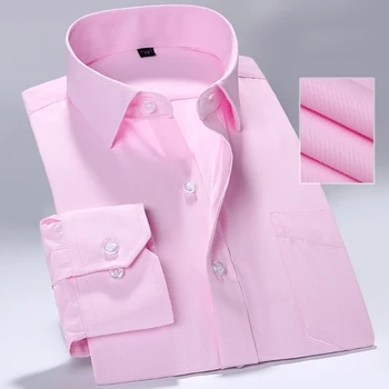 Mens Wear Solid/Striped Long Sleeve Casual Work Shirt Slim Fit Male Social Business High Quality Dress Shirts Cufflinks Clothing
Mens Wear Solid/Striped Long Sleeve Casual Work Shirt Slim Fit Male Social Business High Quality Dress Shirts Cufflinks Clothing