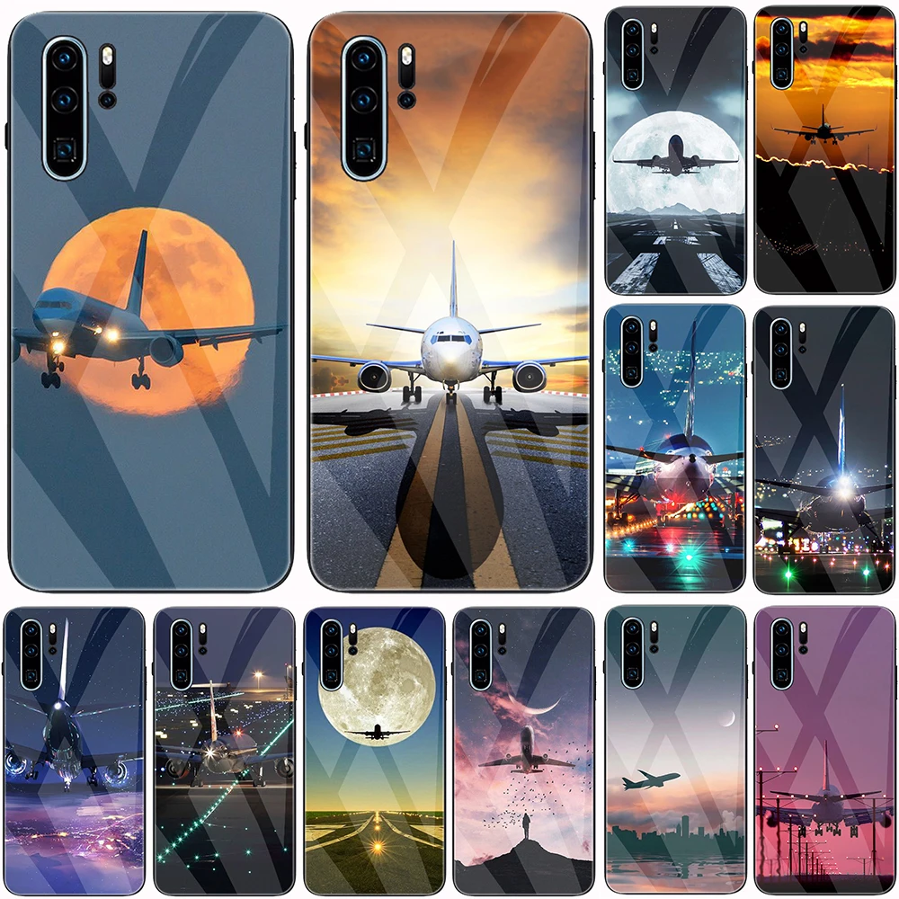 Чехол из закаленного стекла для Huawei P10 P20 P30 Lite P40 Pro Plus E P Smart Z | Мобильные телефоны и