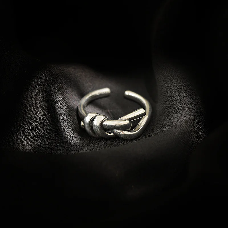 925 Sterling Silver Ring Distressed Knot Knotted Open Female Joyas De Anillo Plata Mujer Jewelry Sieraden Bague Femme Argent
925 Sterling Silver Ring Distressed Knot Knotted Open Female Joyas De Anillo Plata Mujer Jewelry Sieraden Bague Femme Argent