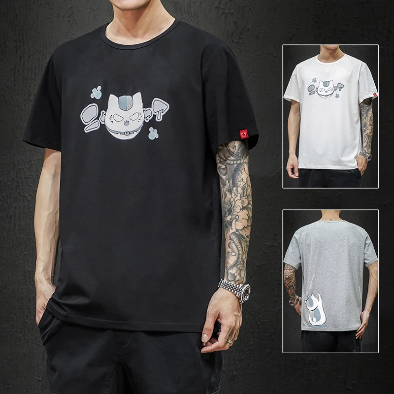 2020 Summer Plus Size Men's T-shirt Janpanese Loose-Fit Cartoon Printed Tee Short Sleeve Street Clothing for Men Funny Shirts
2020 Summer Plus Size Men's T-shirt Janpanese Loose-Fit Cartoon Printed Tee Short Sleeve Street Clothing for Men Funny Shirts