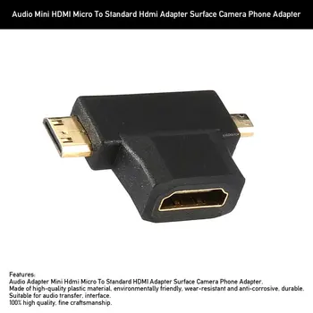 3 in 1 Micro HDMI Male to Female HDMI 1.4 Cable Mini Hdmi Micro to Standard HDMI Adapter Converters for phone camera
3 in 1 Micro HDMI Male to Female HDMI 1.4 Cable Mini Hdmi Micro to Standard HDMI Adapter Converters for phone camera