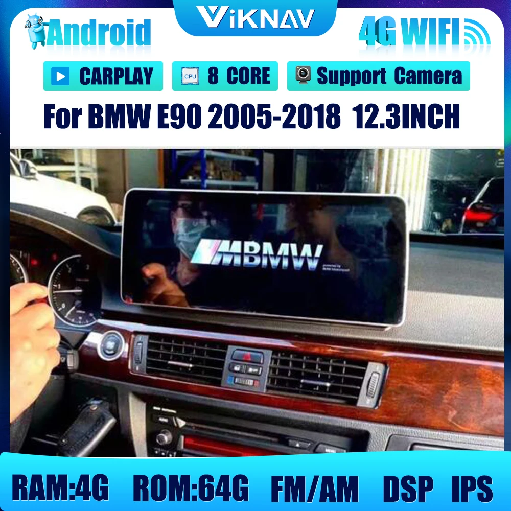 12.3 inch Android car radio with screen DVD multimedia For BMW E90 2005-2018 LHD&RHD car stereo receiver player head unit 
12.3 inch Android car radio with screen DVD multimedia For BMW E90 2005-2018 LHD&RHD car stereo receiver player head unit