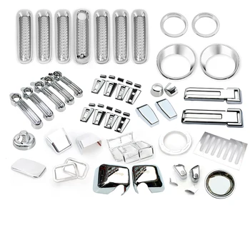 Full Set 83Pcs Exterior ABS Chrome Cover Trim For Jeep Wrangler JK 2/4 Door 2007-2016
Full Set 83Pcs Exterior ABS Chrome Cover Trim For Jeep Wrangler JK 2/4 Door 2007-2016