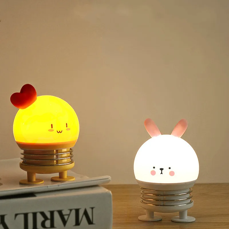 Spring Cartoon Night Light USB Rechargeable LED Creative Decompression Emotional Atmosphere Light Bedroom Bedside Light kid Gift
Spring Cartoon Night Light USB Rechargeable LED Creative Decompression Emotional Atmosphere Light Bedroom Bedside Light kid Gift