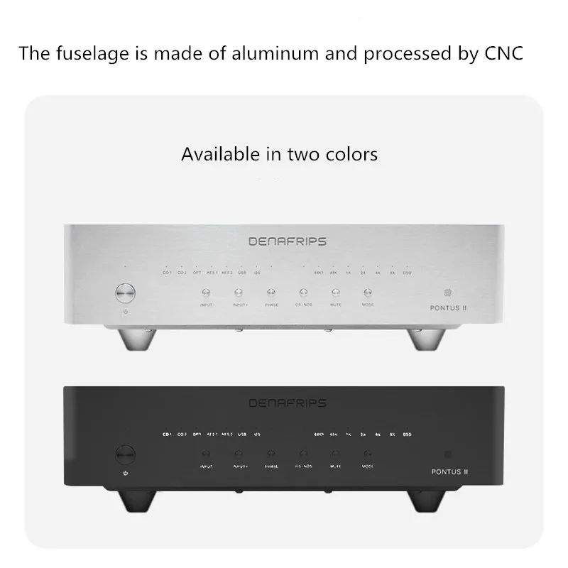 

Denafrips PONTUS II 12th R2R DAC FIFO Pure Balanced Decoder DSD I2S PCM AES OPTICAL COAXIAL BNC I/V transform analog filter