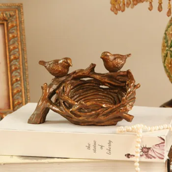 Multifunction Tray Ornaments Bird's Nest Jewelry Storage Box Decoration Storage Tray Home Living Room Tea Table Decor M3747
Multifunction Tray Ornaments Bird's Nest Jewelry Storage Box Decoration Storage Tray Home Living Room Tea Table Decor M3747