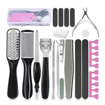 Professional Pedicure Tool Foot Care Tool for Feet Heels Toe Cuticle Kit File Set Dead Hard Skin Callus Remover Scraper Supplies
Professional Pedicure Tool Foot Care Tool for Feet Heels Toe Cuticle Kit File Set Dead Hard Skin Callus Remover Scraper Supplies