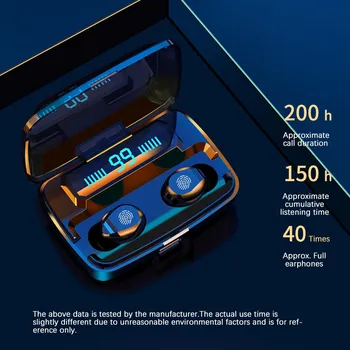 Twins Bluetooth 5.0 Headset Wireless Dual Stereo Earphones Earbuds LED digital power display HD talking super quality
Twins Bluetooth 5.0 Headset Wireless Dual Stereo Earphones Earbuds LED digital power display HD talking super quality