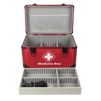 High-end Home Emergency Kits Profession Medical Box for Home Visit Intelligent Sensing Aluminium Medicine Storage First Aid Kit
High-end Home Emergency Kits Profession Medical Box for Home Visit Intelligent Sensing Aluminium Medicine Storage First Aid Kit